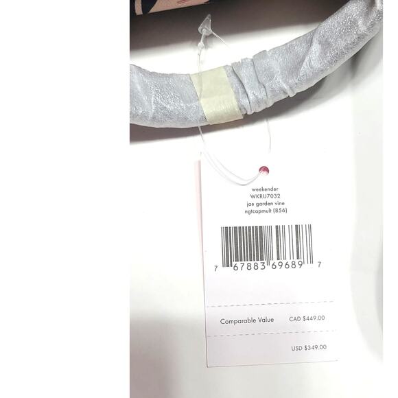 Kate Spade Jae Garden vine weekender tote bag and baby diaper bag matching set - Picture 9 of 16